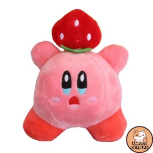 Llavero de peluche Kirby fresa
