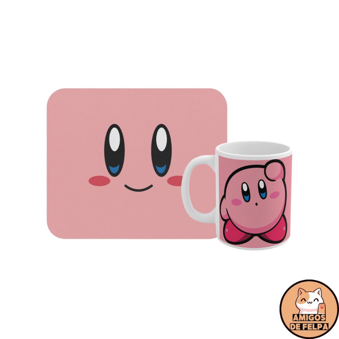 Promo Kirby Mousepad más taza