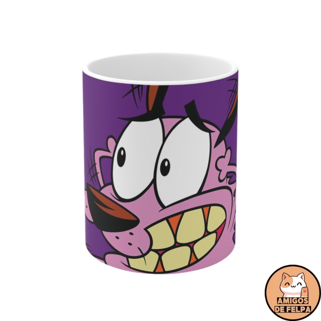 Taza Coraje El Perro Cobarde